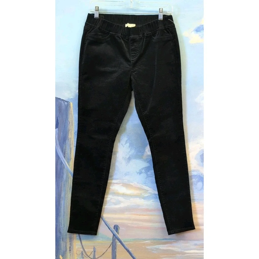 NEW! EILEEN FISHER S Black Pull, On Skinny Cords